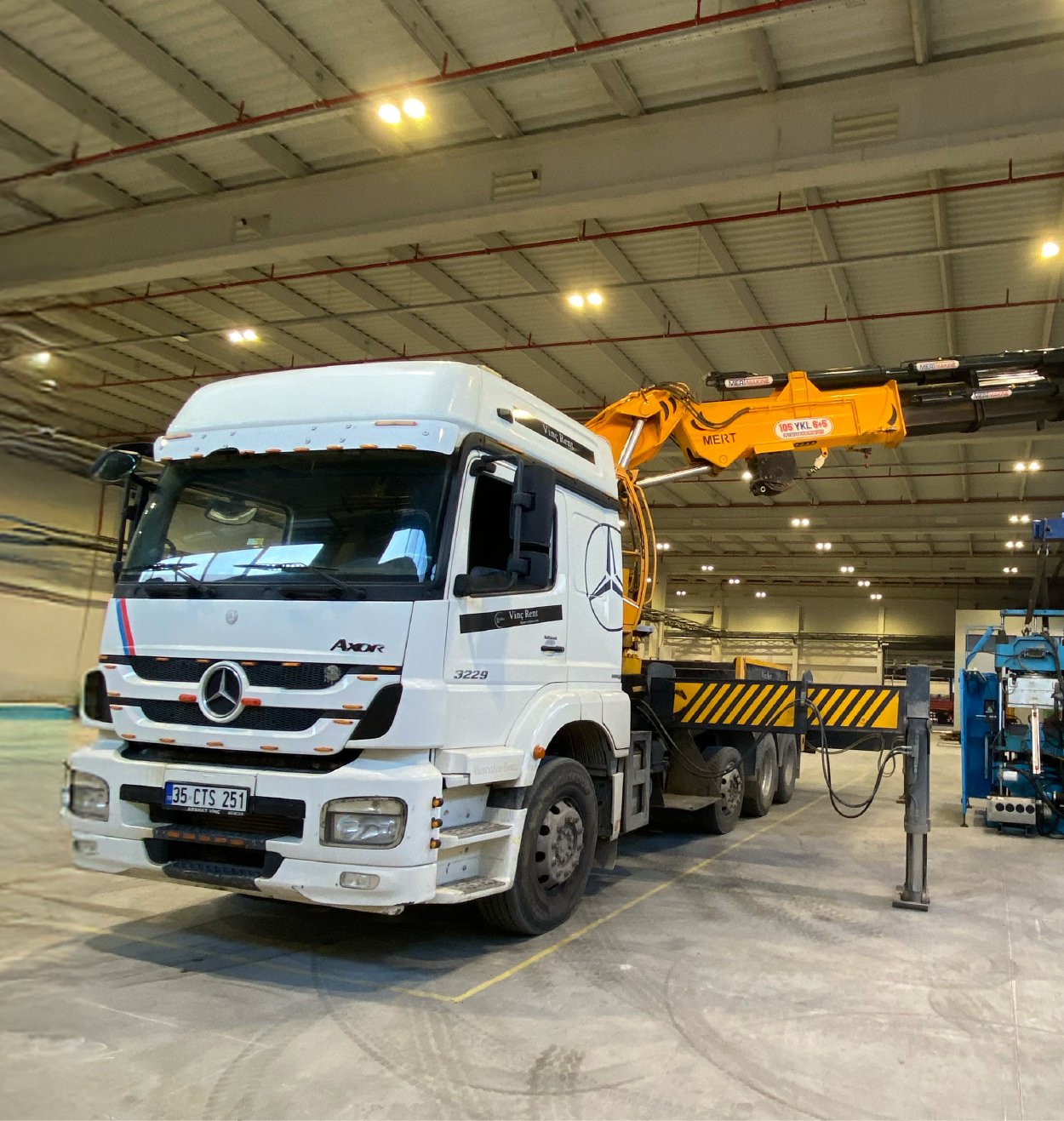 20 tondan 130 tona kadar Hi-Up Vinç